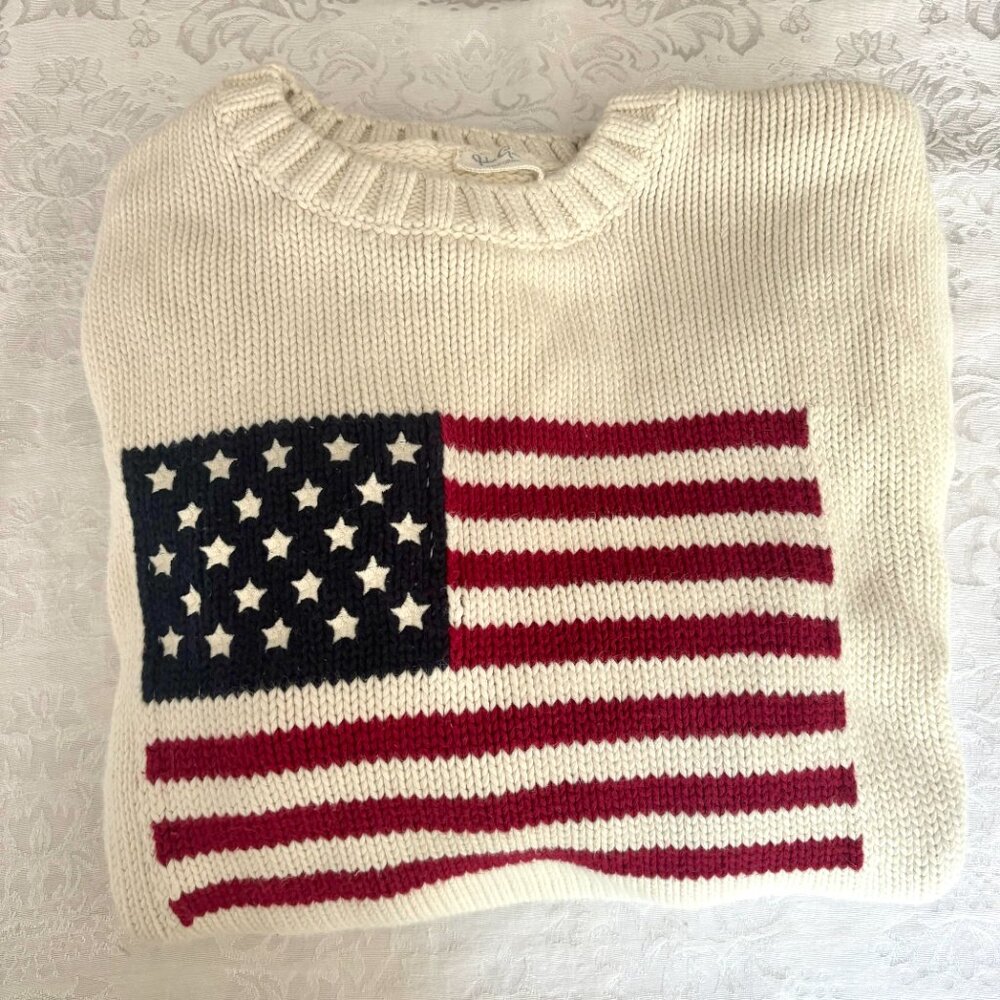 Brandy Melville American Flag Sweater